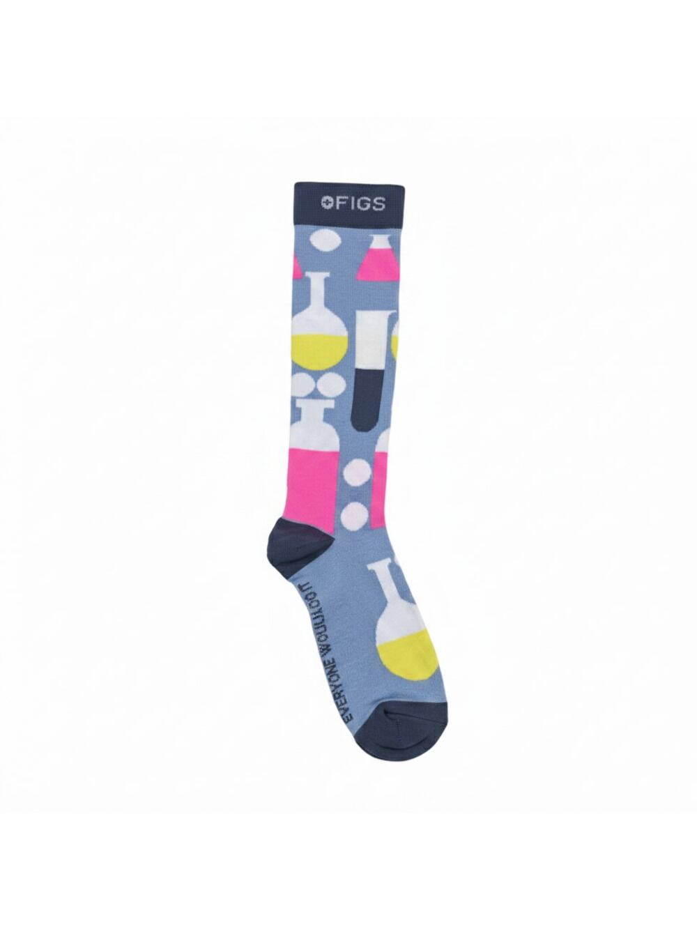 1 Pair FIGS Compression Socks Size Medium